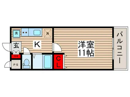 U RESIDENCE 南柏(1K/2階)の間取り写真