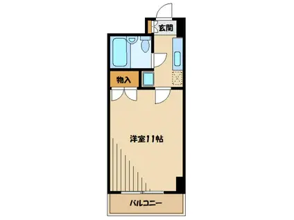 アカデミーグローリア初穂町田合同ビル(1K/5階)の間取り写真