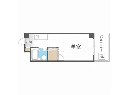 トク・コーポ(ワンルーム/1階)の間取り写真