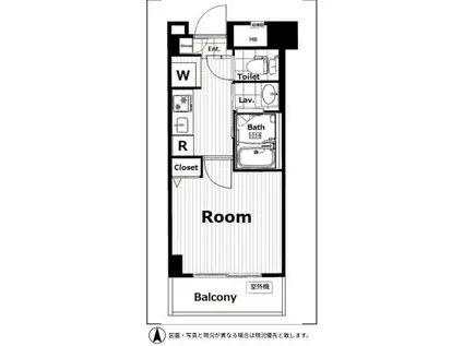 セルベコート鷺宮(1K/2階)の間取り写真