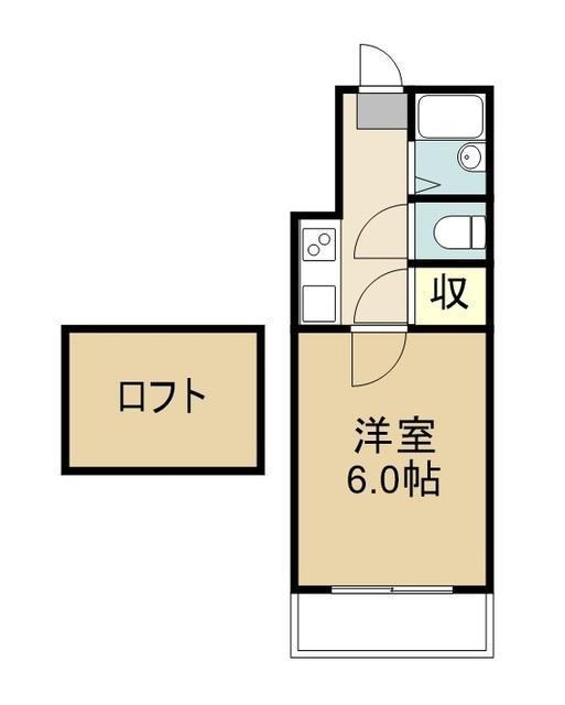 TOMIO(1K/2階)の間取り写真