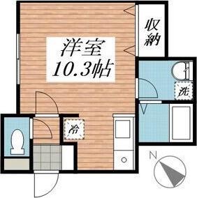 ヴィクトワール・手稲(1K/3階)の間取り写真
