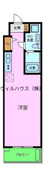 VITA NUOVA堺(ワンルーム/10階)の間取り写真