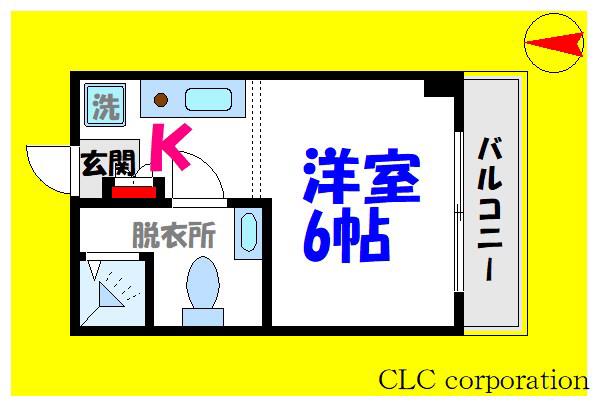 プリマベーラ(ワンルーム/8階)の間取り写真