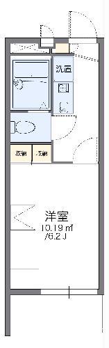 レオパレスサリーレ(1K/2階)の間取り写真