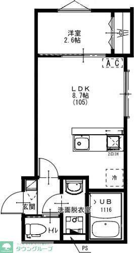 KEIAI RESIDENCE 我孫子(1LDK/2階)の間取り写真