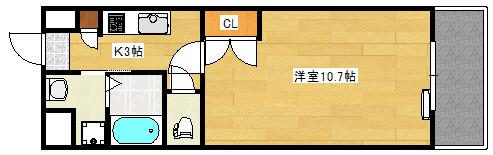 第29やたがいビル(1K/7階)の間取り写真