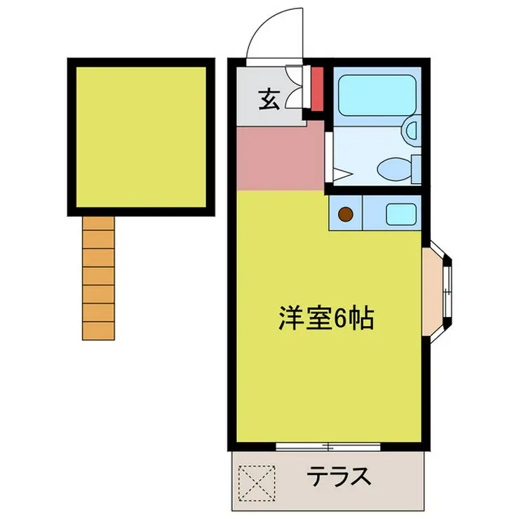 グレース東毛呂 1階階 間取り