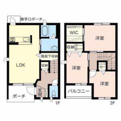 シャーメゾン英賀保(3LDK/1階)の間取り写真