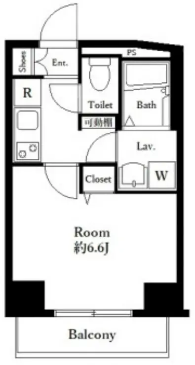 ドルチェ東新宿 4階階 間取り