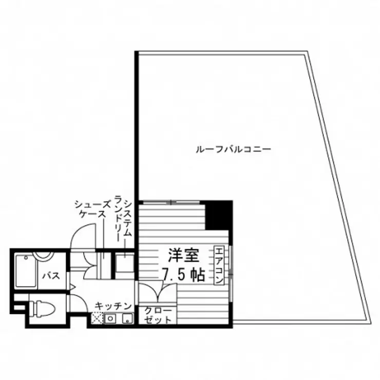 ラフィネ込山 8階階 間取り