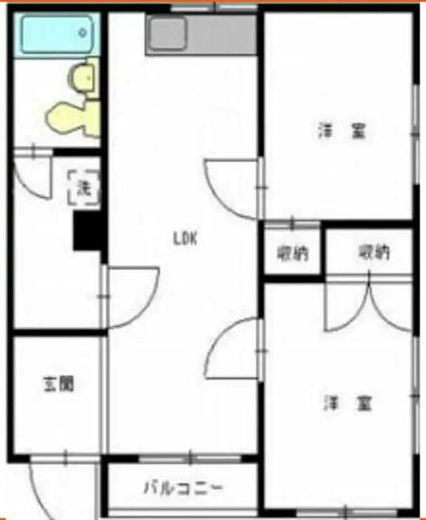 メゾン松田 2階階 間取り