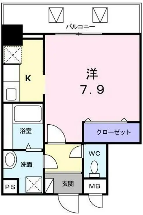 目白シティ 2階階 間取り