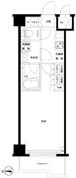 ルーブル横濱江ケ崎町 7階階 間取り