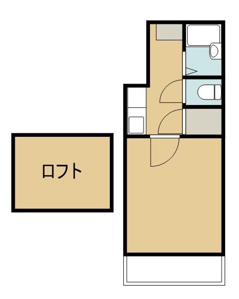 TOMIO(1K/2階)の間取り写真