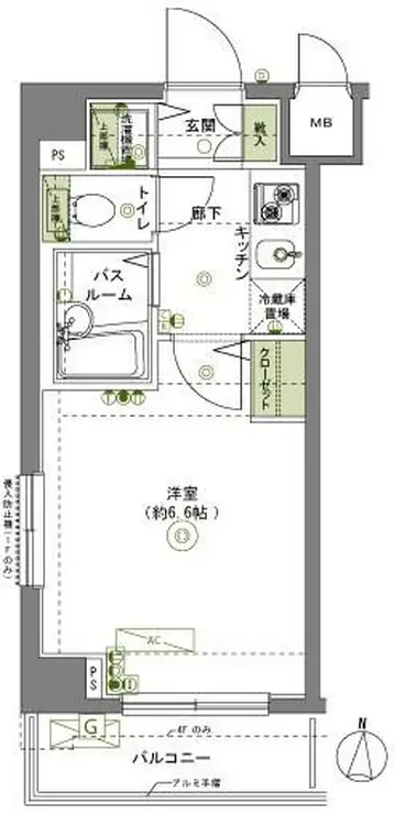 フェニックス中板橋弐番館 3階階 間取り