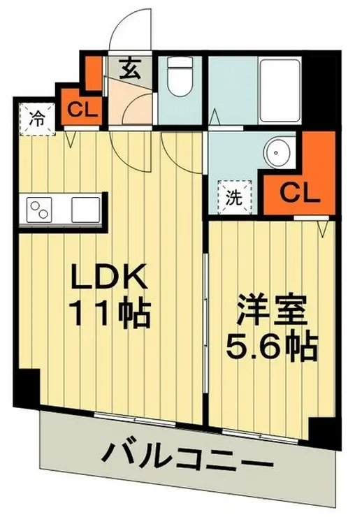 プランドール千葉 4階階 間取り