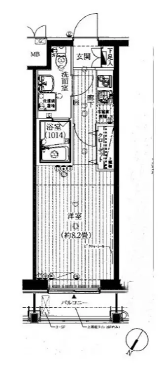 プレール・ドゥーク横浜WEST 3階階 間取り