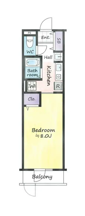 AZEST世田谷松原 2階階 間取り