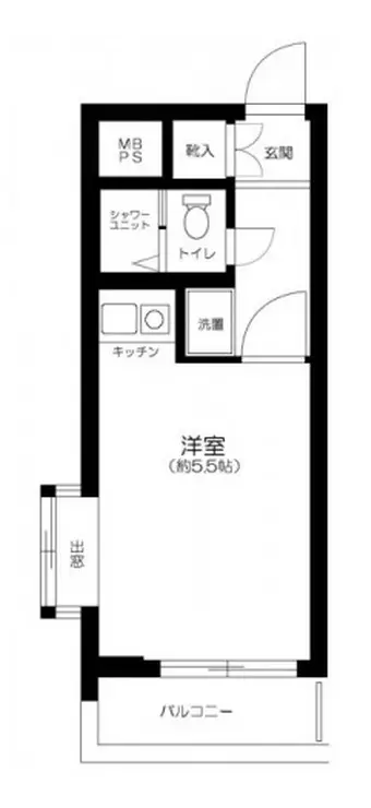 ライオンズマンション豪徳寺第3 3階階 間取り