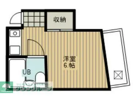 ベル・プリーズ(ワンルーム/1階)の間取り写真