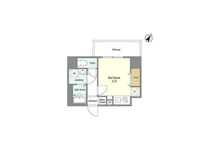 LA DOUCEUR川崎I(ワンルーム/9階)の間取り写真