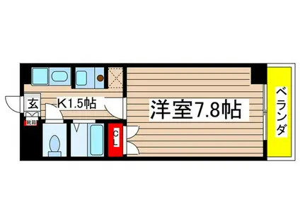 ST PLAZA TOHATA(1K/3階)の間取り写真