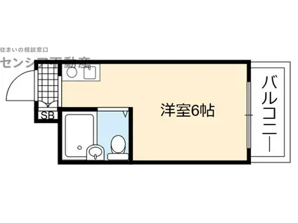 ハイマンマンション(ワンルーム/4階)の間取り写真