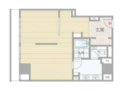 おおきに東心斎橋ビル(ワンルーム/9階)の間取り写真