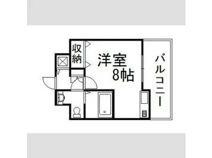 ライフデザイン新金岡B棟(1K/3階)の間取り写真