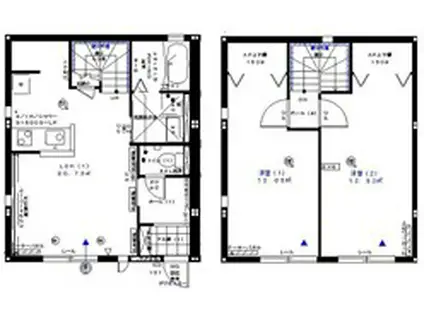 パレス大宮(1K/2階)の間取り写真