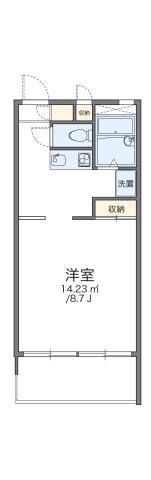 レオパレス吉田(1K/3階)の間取り写真