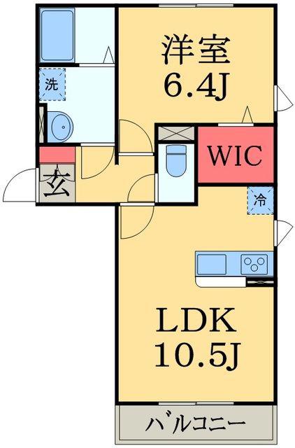 シャインハイツ II(1LDK/3階)の間取り写真