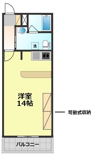 ESPRESSIVO(1K/2階)の間取り写真