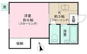コーポマヤ(1K/1階)の間取り写真