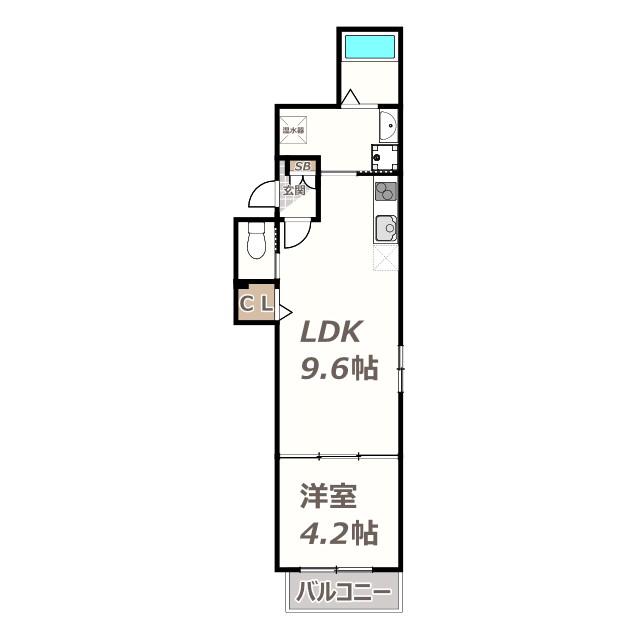 F ASECIA NOTOS(1LDK/2階)の間取り写真