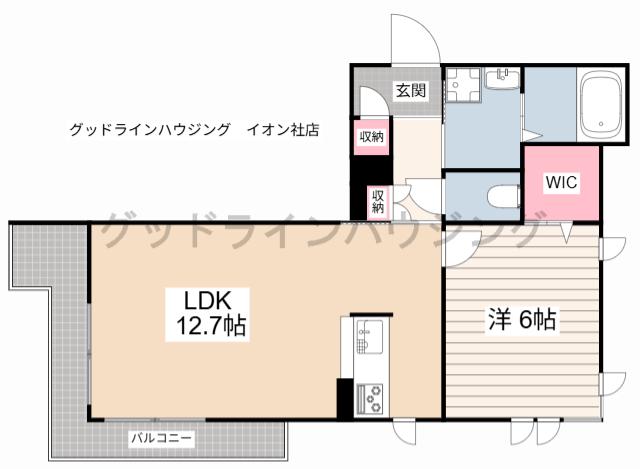 セレナヴィラ(1LDK/3階)の間取り写真