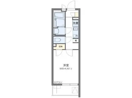 ＪＲ東海道本線 戸塚駅 徒歩22分 4階建 築9年(1K/2階)の間取り写真