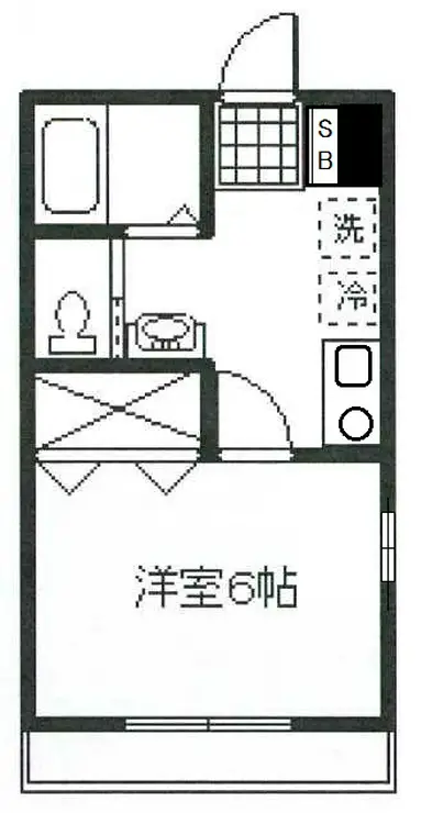 コート東小金井 1階階 間取り