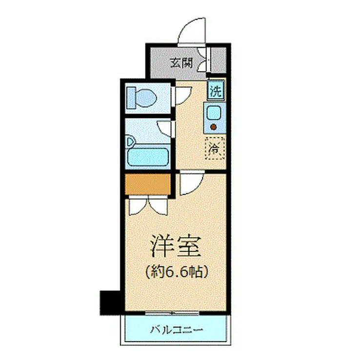 ヴェルトウォーターフロント 3階階 間取り