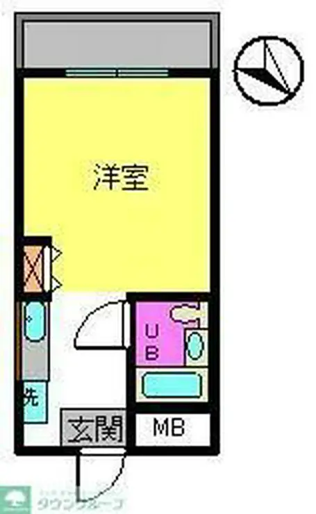 瀬沼ビル 5階階 間取り