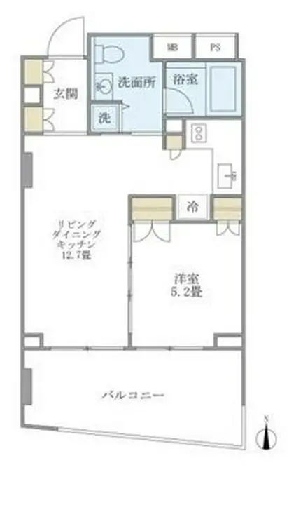 KDXレジデンス南麻布 3階階 間取り