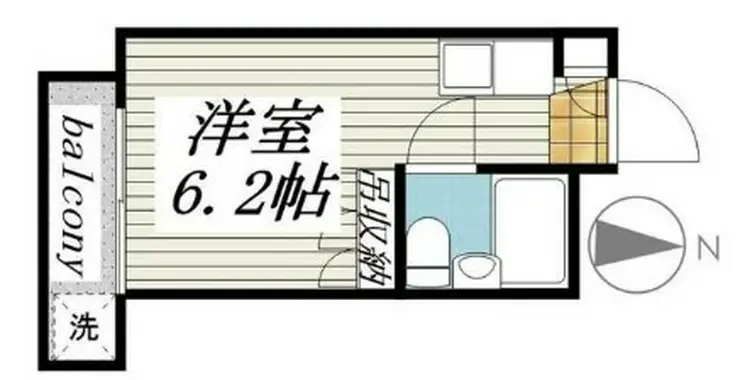 メゾンドロンジェ 1階階 間取り