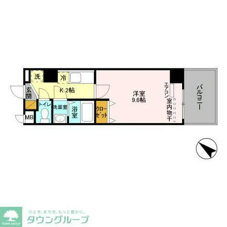 SAKURA BUILDING 4階階 間取り