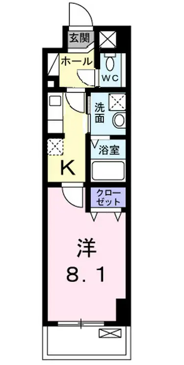 リヴィエールプラス 6階階 間取り