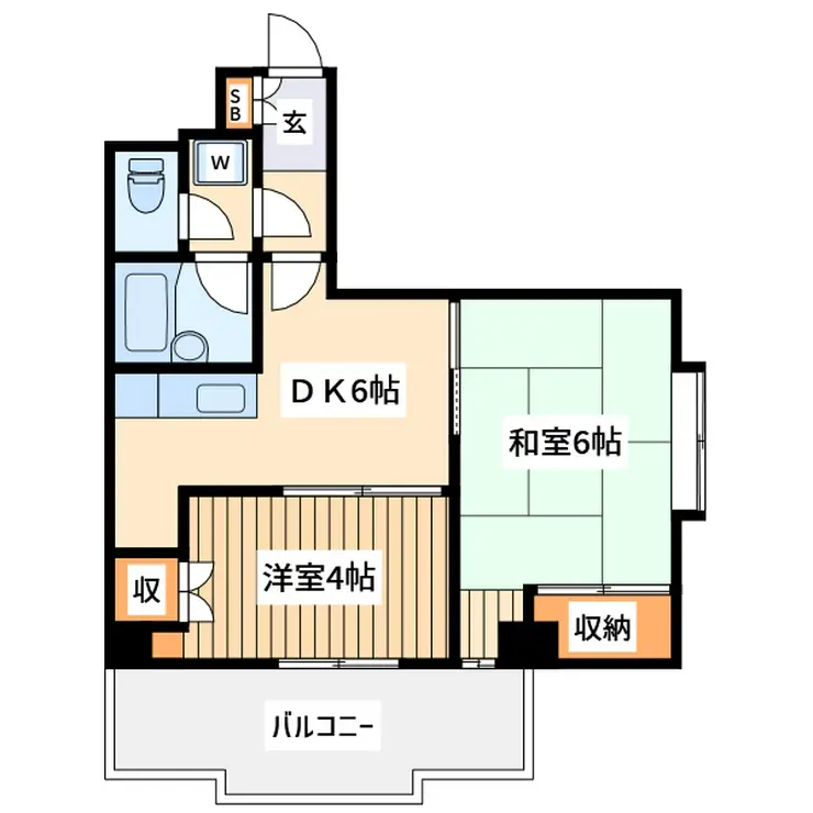 グレースピアヤワタ 5階階 間取り