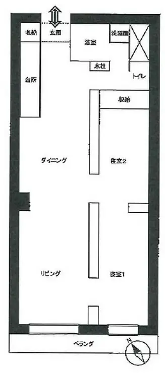 秀和狸穴レジデンス 2階階 間取り