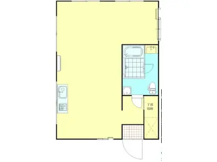 WELL-B大山(ワンルーム/1階)の間取り写真