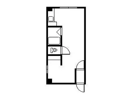 グランパークス(1DK/3階)の間取り写真