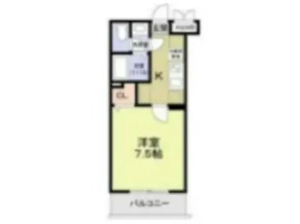 Rスタイル町田(1K/3階)の間取り写真